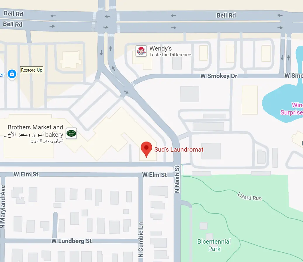 Map showing Surprise Location at 12751 W Bell Rd Ste 101, Surprise, AZ 85378